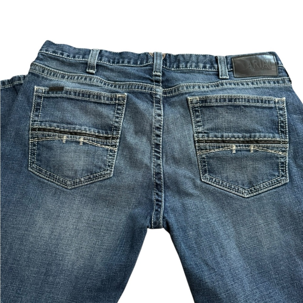 Ariat Men's Slim Fit Straight Jeans - Picture 5 of 7